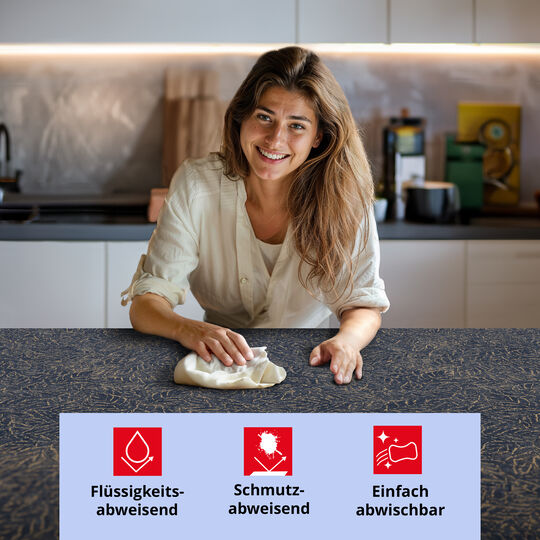 Tischdecke Monte Carlo Verduro indigo image number null